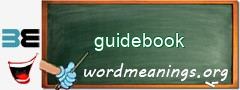 WordMeaning blackboard for guidebook